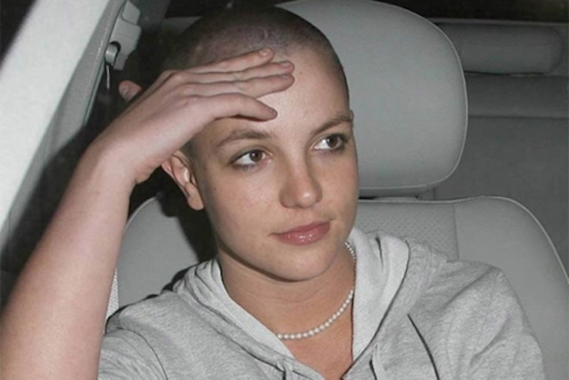 britney-shaved