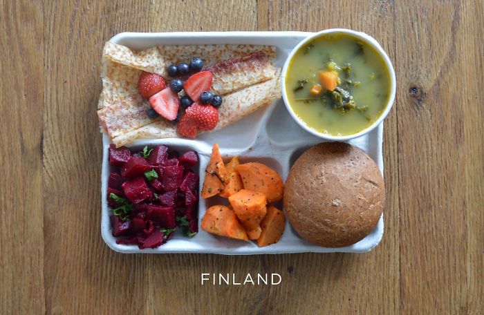 Здоровые школьные обеды в разных странах мира