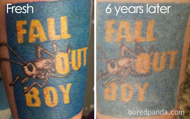 Как стареют татуировки: 24 поучительных фото