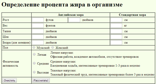 Процент подкожного жира фото